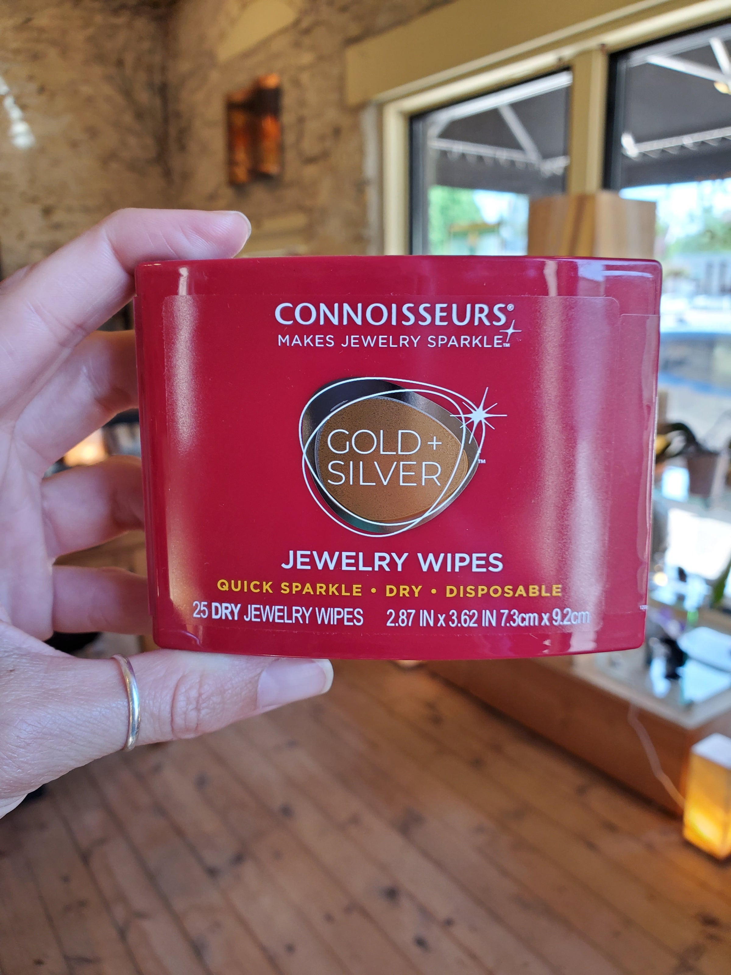 Connoisseur Wipes- jewelry cleaning wipes